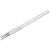 Pluma de trazo de punto fijo para marca de tatuaje de cejas blanca, pluma de posicionamiento de belleza para tatuaje de microplástico impermeable, pluma marcadora de piel