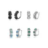 Pinzas para Oreja de Circonita Azúcar de Hielo para Hombres, Modernas y Súper Brillantes, Estilo de Alta Gama, Geniales y Elegantes, Brazaletes para Oreja sin Perforación para Mujeres, Aretes, Aretes de Tachuela, Accesorios para Orejas, Regalo