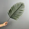 Hojas Artificiales de Palmera Abanico, Suministro de Comercio Electrónico Transfronterizo, Decoración del Hogar, Hojas para Arreglos Florales de Boda, Suministro Directo de Fábrica