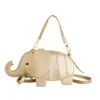 Bolsa de Celular para Influenciador Bolsa de Elefante Feminina 2025 Nova Leve Luxuosa Retrô High-End Simples Versátil Bolsa de Ombro Único Transversal