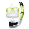 Óculos de mergulho novos de silicone para adultos snorkel profissional tubo de respiração totalmente seco sanbao máscara de armação grande para natação miopia