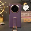 Adequado para Capa de Celular Huawei Matexts com Eixo Central Duplo Galvanizado, Base Única, Pulseira Xts, Suporte Giratório e Capa Mestra Extraordinária
