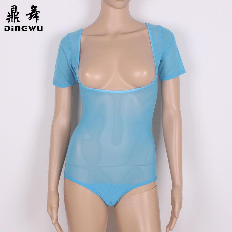 连体托胸短袖-10