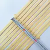 Balsa de bambu tecelagem de bambu fatias de bambu tecelagem manual tiras de bambu arranjo de tapete de bambu para casamento decoração de paisagismo arte floral formato de teto