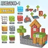 Bloques Magnéticos de Construcción Transfronterizos para Minecraft Set de Bloques Magnéticos Bosque Original Juguete Sensorial Stem Amazon