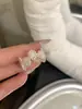 Anillo de Pareja Rueda de la Fortuna Estilo Lindo para Mujer, Simple Diseño de Nicho en Plata de Ley, Anillo de Dedo Índice Abierto Ajustable de Alta Gama