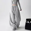 Pantalones Deportivos de Calle para Mujer 2026 Primavera y Otoño Nuevos Ajuste Delgado Holgados Casuales Rectos de Pierna Ancha Largos