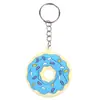 Llavero de Donut de Goma Suave de PVC Decoración de Mochila de Dibujos Animados Estilo Ins Amazon Aliexpress Transfronterizo