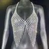 Atacado de Fábrica Aliexpress Acessórios Populares Europeus e Americanos Boate Corrente de Peito com Franjas Brilhantes Corrente para Corpo de Malha com Strass 12