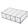 Caja para guardar gafas de sol, caja para guardar gafas, compartimentos múltiples, cajón multicapa, estuche para lentes de contacto, varios pares, acabado de escritorio