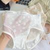 Liquidación N8578 Estilo Puro Deseo Primavera/Verano Nuevo Malla de Encaje 7A Algodón Antibacteriano en la Entrepierna Ropa Interior Nueva para Mujer Primavera/Verano