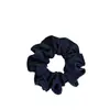 Goma de Pelo Azul Denim Lisa Estilo Coreano para Mujer, Coleta Retro Simple, Accesorio Versátil de Moda para el Cabello de Uso Diario