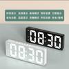 Reloj Despertador Digital LED Estudiante Plug-In Doble Uso Reloj Despertador Pequeño Reloj Digital Reloj de Temperatura Controlado por Voz Taobao Dropshipping