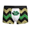 Direto da fábrica transfronteiriço Amazon folha de lábio verde San Pa cueca masculina boxer adulto cintura shorts respiráveis