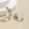 Pendientes de Resina con Forma de Gota de Agua Color Café Maillard Retro Transfronterizos Diseño de Nicho Temperamento de Alta Gama Pendientes Personalizados