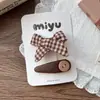 Venta de Liquidación Lindos Pasadores de Pelo de Dibujos Animados para Niños Pasadores de Tela Versátiles con Moño Accesorios para el Cabello de Bebé