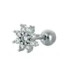 AliExpress caliente perforación nuevo micro incrustado circonita amor oreja hueso clavo acero inoxidable oreja hueso anillo europeo y americano comercio exterior joyería