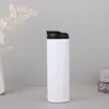 Taza Sublimación Transfronteriza de 20 oz Recta con Popote Termo de Acero Inoxidable 304 con Tapa de Asa para Coche Portátil DIY