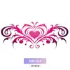 Tatuajes Temporales Sexy Partes Íntimas Abdomen Inferior Succubus Deseo Puro Abdomen Cintura Trasera Tótem de Corazón Pecho Jugo Impermeable