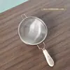 Tela de Filtro de Aço Inoxidável Dreno de Chá Tela de Dupla Camada Bico de Pato Tela Dreno de Chá Tela de Filtro Binaural Dreno de Chá Conjunto de Chá Kung Fu Acessórios para Cerimônia do Chá