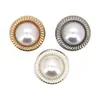 Botones Metálicos de Perla Cosidos a Mano Disponibles Botones para Ropa de Mujer de Gama Alta Estilo Chanel Camisa Suéter Abrigo