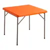 Mesa Plegable para Exteriores al por Mayor del Fabricante Impermeable y a Prueba de Humedad Mesa Portátil para Picnic Mesa para Camping y Hogar Sin Instalación Ecológica Pe