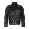 Ropa para Hombre Magic Bear 2026 Nueva Subcultura Punk Street Rock Chaqueta de Motociclista Chaqueta de Cuero Heavy Metal para Hombre