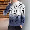 Terciopelo de Visón Combinación de Colores Degradados Suéter de Oso para Hombre Cuello Alto Medio Prendas de Punto Interiores y Exteriores Comercio Exterior Venta al por Mayor Transfronteriza