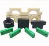 Piezas de polietileno de forma especial, almohadillas de PE resistentes al desgaste y a la corrosión, piezas procesadas de UPE blancas, piezas de plástico HDPE aislantes, hechas a medida