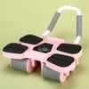 Novo Artefato de Treinamento Muscular Abdominal de Rebote Automático de Roda Abdominal de Quatro Rodas para Homens e Mulheres Home Roll Abdominal Thin Belly Sports Equipment