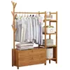 Perchero de Pie, Perchero Sencillo para Dormitorio de Residencia Estudiantil, Estante de Almacenamiento Doméstico Multifuncional, Perchero Vertical