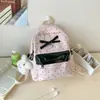 Diseño delicado de encaje, mochila linda para niñas, estilo suave de chica estilo coreano, perfecta para vacaciones, viajes con amigos y sesiones de fotos, creando un ambiente atmosférico