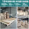 Fábrica de cajas de madera de Dongguan procesamiento puerta a puerta logística combinada rotación sin fumigación madera maciza equipo mecánico embalaje exportación caja de madera