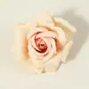Cabeças de Flores de Rosa em Tecido de Seda para Parede de Flores de Casamento Decoração DIY, Flores Artificiais, Materiais Artesanais, Flores Simuladas para Temporada de Formatura