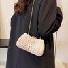 Bolso de Mujer Transfronterizo Bolso de Noche Bolso de Hombro de Cadena de Lentejuelas Diseño Nicho Bolso Cruzado Bolso de Noche para Fiesta de Banquete Bolso de Mujer