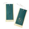 Etiquetas Colgantes Antiguas de Alta Gama Hechas a Medida, Marcas de Ropa Hechas a Medida, Etiquetas de Cartulina Verde Oscuro, Etiquetas de Cuello, Personalización de Papel Especial