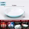 Pequeños cuencos para cocinar al vapor para porciones individuales, de grado comercial, pequeños platos de servir tipo porcelana para comedores, juegos creativos de platos para platillos fríos estilo comida rápida china