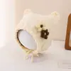 Gorro de Punto para Niños de Otoño Temprano Lindo Perrito Cálido Invierno Protección contra el Frío Gorro de Punto para Niñas Cobertura para la Cabeza para Exteriores Gorro a Prueba de Viento