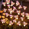 Luces Solares para Jardín Exteriores Impermeables Luces de Mariposa y Luciérnaga Decoración de Atmósfera para Jardines Pequeños Luces de Suelo para Jardín Luces para Césped