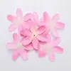 Materiales Hechos a Mano para Manualidades, Diámetro 6.2cm, Pétalos de Flor Hexagonales, Decoración para Ropa y Sombreros, 100 Piezas/Pieza