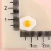 Funda de Teléfono con Pegamento Cremoso y Juguetes de Comida Realistas, Accesorios de Resina de Huevo Frito y Huevo Pochado, Accesorios para el Cabello DIY, Imanes para Nevera al por Mayor