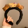 Banda para el Cabello para Mujer para Lavarse la Cara 2024 Nuevo Otoño e Invierno Lindo Diadema de Oso Banda para el Cabello Clips para el Cabello Accesorios para el Cabello Tocado de Felpa