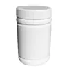 Botella con Patrón de Bambú 100ml Botella de Plástico Engrosada de Boca Ancha Botella de Empaque de Cápsula Blanca Opaca Botella de Plástico Dosificadora