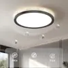 Luminária de Teto Redonda LED de Luxo Leve Novo Estilo 2025 para Quarto Sala de Jantar Estudo Lâmpadas Simples Modernas Atmosféricas