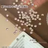Pedras de Strass Redondas Pequenas K9 Sparkling White com 33 Facetas e Base Plana para Nail Art, Pacote Misto de Pedras de Strass Coloridas com Base Plana Decorações para Nail Art