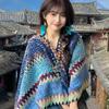 Chal Étnico Nuevo Otoño e Invierno Características Lijiang Dali Capa Versátil Yunnan Xinjiang Viaje Estilo Caliente
