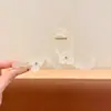 Elegante pinza de garra floral para peinado semi-recogido, nuevo modelo 2026 para mujer, pinza de tiburón de tamaño mediano para la parte trasera de la cabeza, accesorio para el cabello
