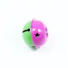 Campana grande de 4 cm pintura dos colores accesorios DIY decoración de collar de perro navideño colgante de llavero materiales hechos a mano