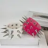 Joyería de Venta Caliente Transfronteriza Europea y Americana Estilo Punk Pulsera de Cuero PU de Doble Fila Pulsera de Tendencia de Personalidad de Motocicleta Pulsera
