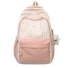 Nova mochila leve casual para todos os jogos Ruiying mochila da moda grande capacidade xadrez cor contraste mochila escolar para estudantes